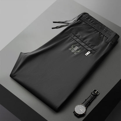 【M-5XL】🔥【Kúp 1 a zísť 1】【Objednajte si 1 a doručíme vám 2】Nové elastické nohavice z ľadového hedvábu jar a léto 2025 