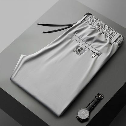 【M-5XL】🔥【Kúp 1 a zísť 1】【Objednajte si 1 a doručíme vám 2】Nové elastické nohavice z ľadového hedvábu jar a léto 2025 